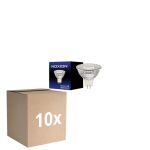 Lot 10x Noxion Spot LED GU5.3 PAR16 4.4W 345lm 36D - 830 Blanc Chaud | Dimmable - Équivalent 35W