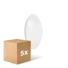Lot 5x Ledvance Surface Circulaire 250 Blanc 13W 960lm - 840 Blanc Froid | IP44